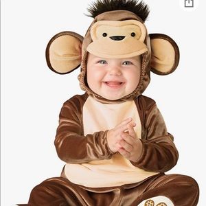 In character monkey costume